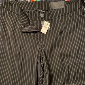 Trousers Black w/ White Stripes
